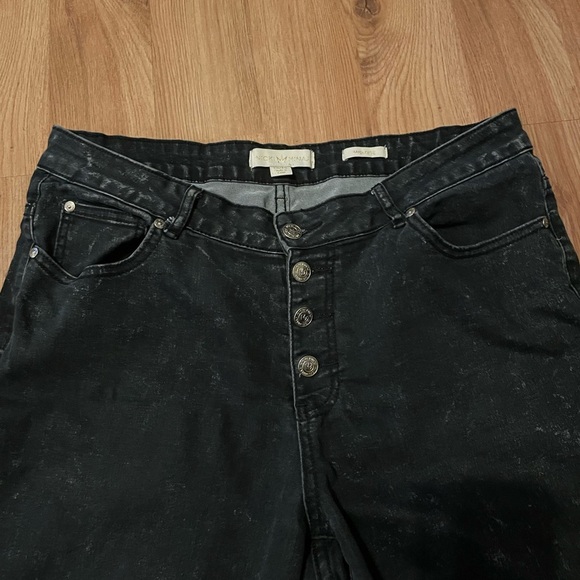 Nicki Minaj Black Denim Jeans size 13/14 EUC - Picture 2 of 7